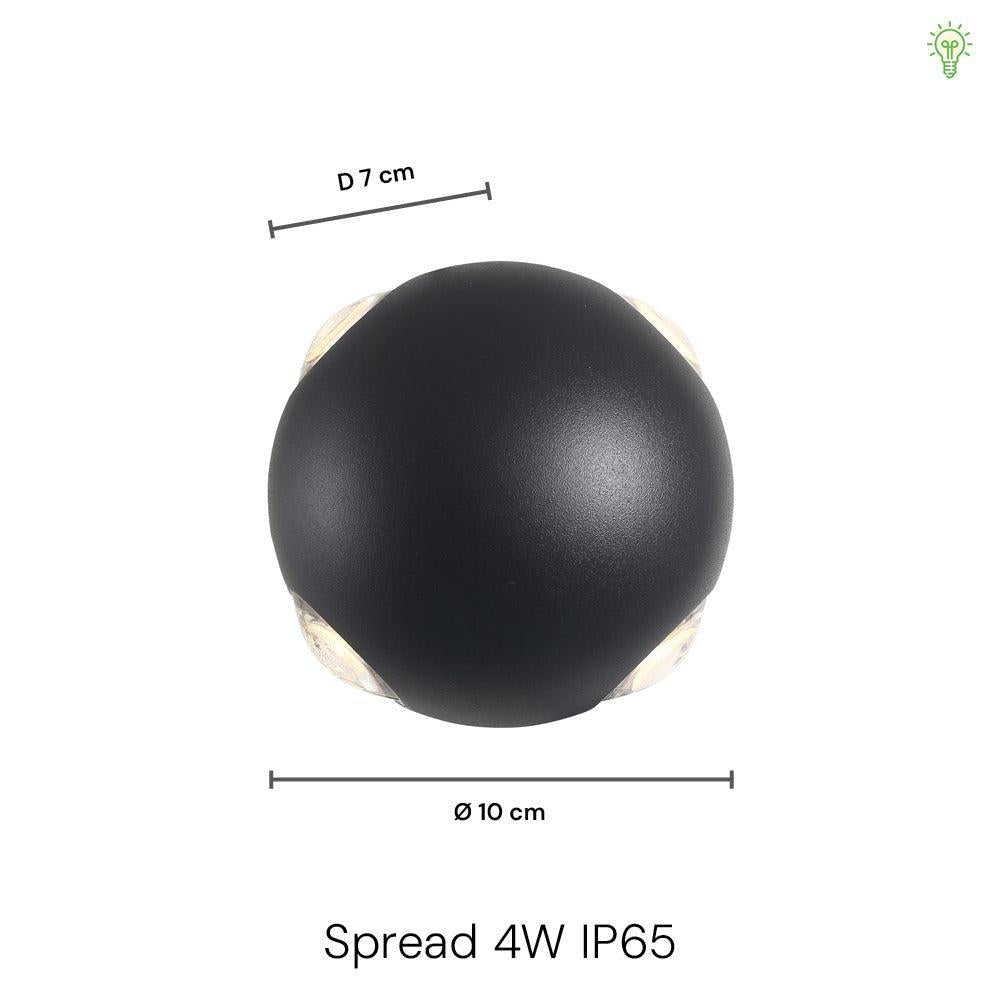 Spread 4W Væglampe