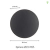 Sphere LED Ø23 Væglampe