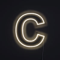 Bogstav C Neon Væglampe-Lightish-OutletLamper.dk