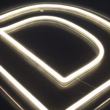 Bogstav D Neon Væglampe-Lightish-OutletLamper.dk