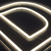 Bogstav D Neon Væglampe-Lightish-OutletLamper.dk