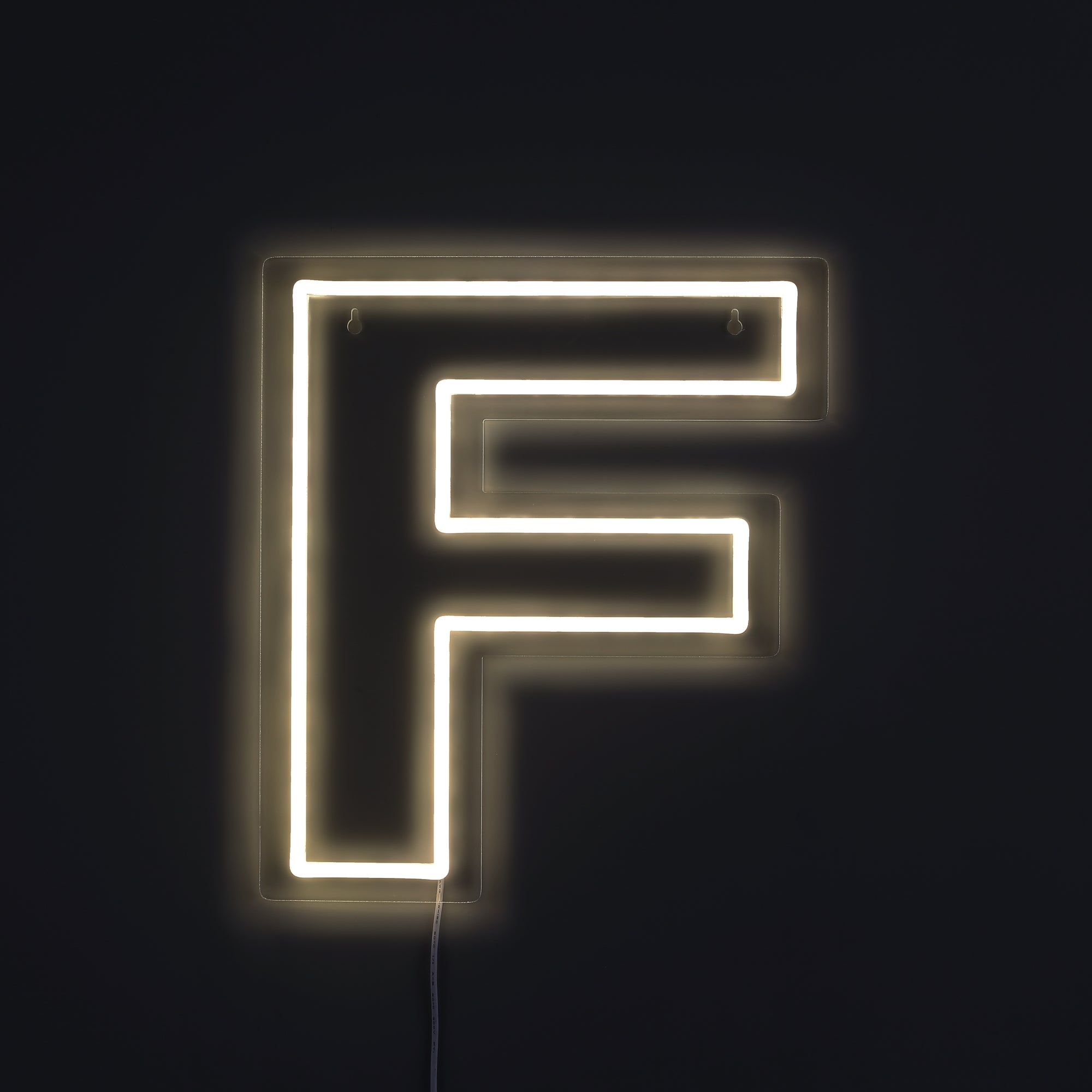 Bogstav F Neon Væglampe-Lightish-OutletLamper.dk