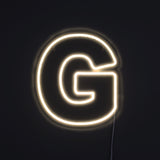 Bogstav G Neon Væglampe-Lightish-OutletLamper.dk