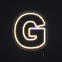 Bogstav G Neon Væglampe-Lightish-OutletLamper.dk