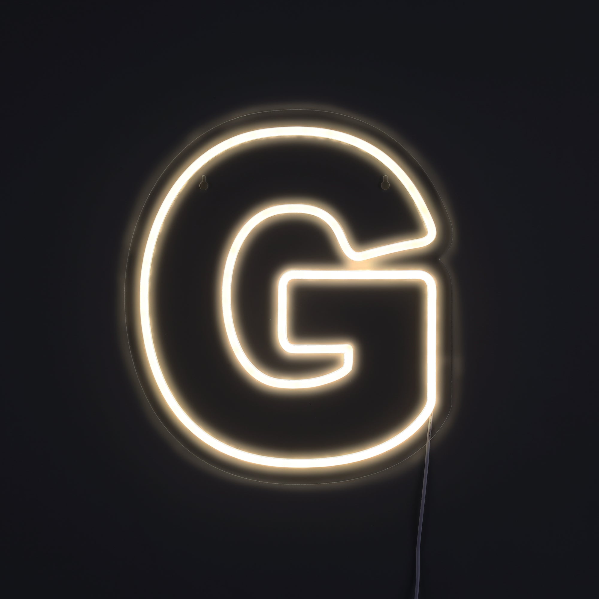 Bogstav G Neon Væglampe-Lightish-OutletLamper.dk