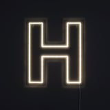 Bogstav H Neon Væglampe-Lightish-OutletLamper.dk