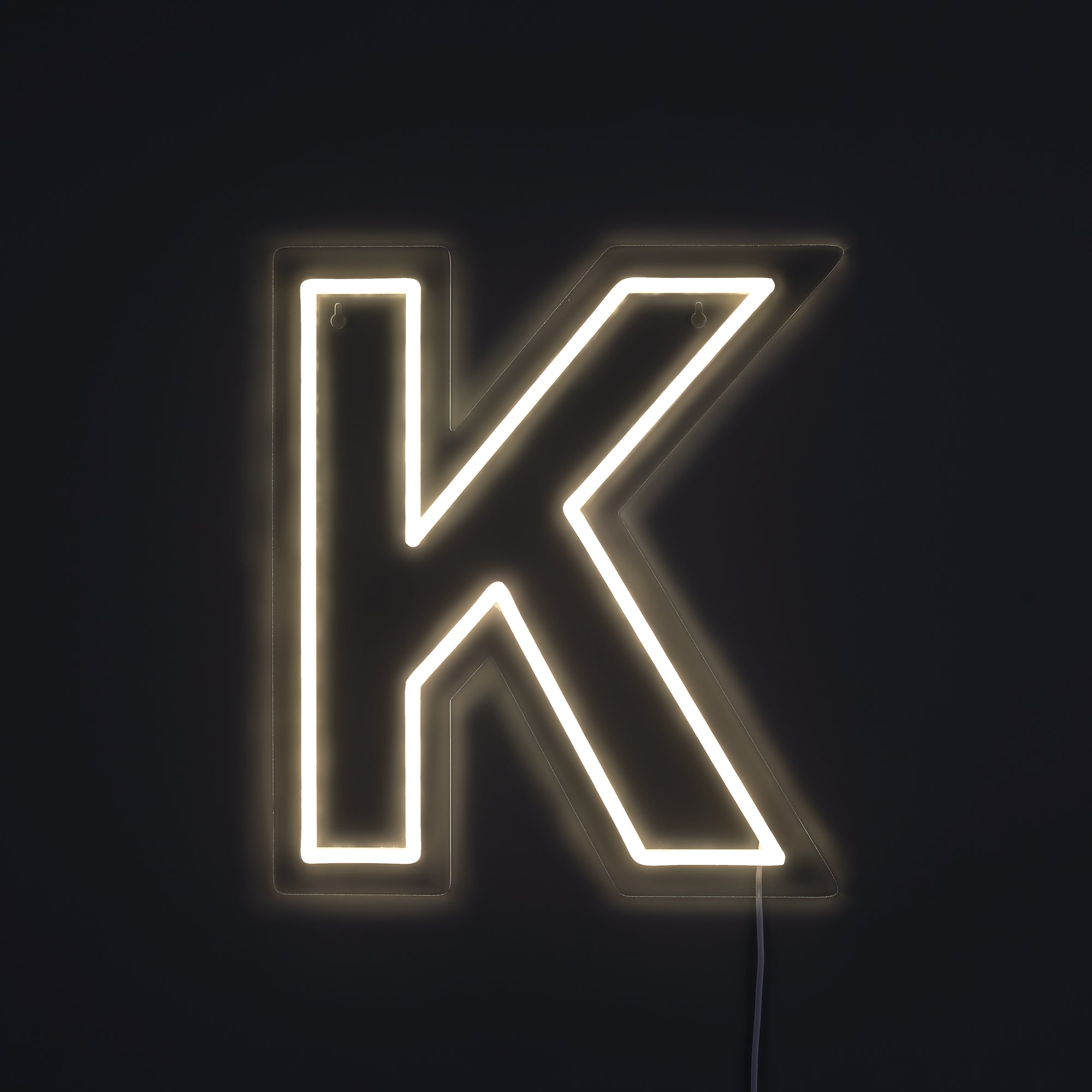 Bogstav K Neon Væglampe-Lightish-OutletLamper.dk
