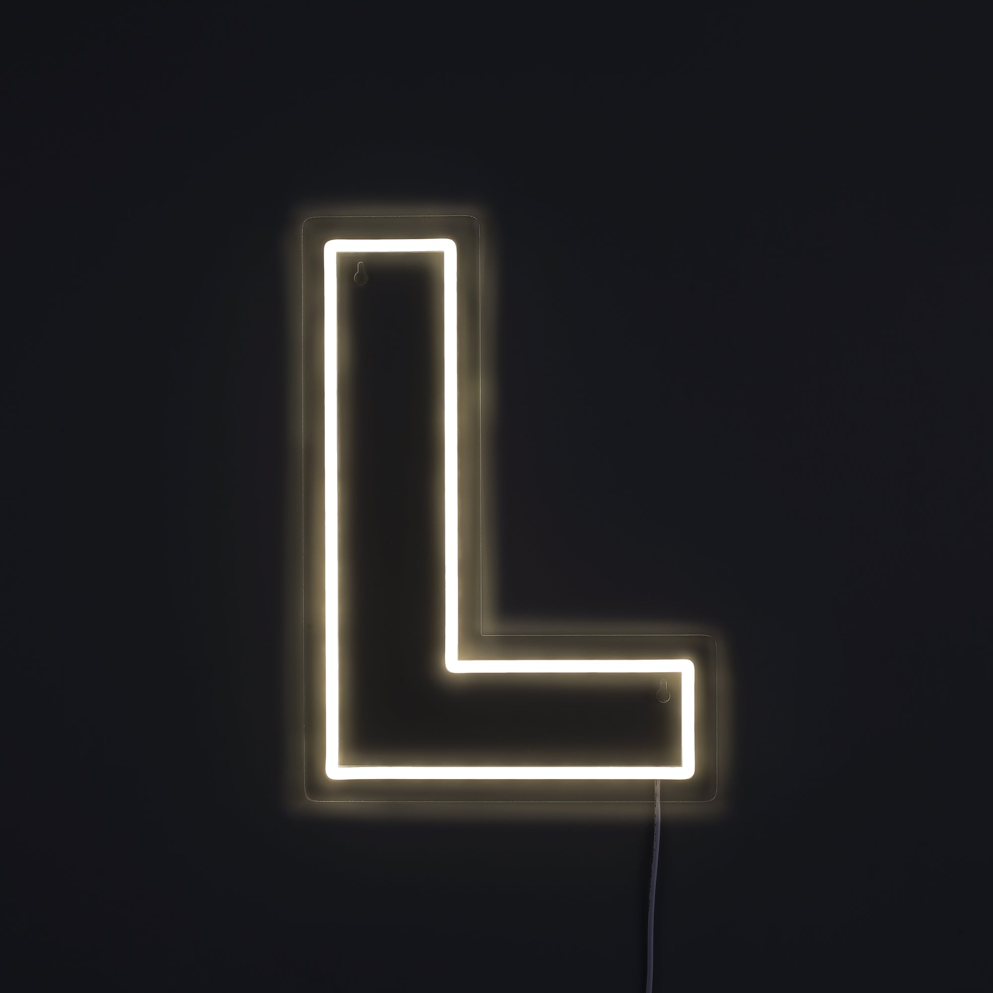 Bogstav L Neon Væglampe-Lightish-OutletLamper.dk