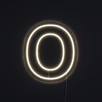 Bogstav O Neon Væglampe-Lightish-OutletLamper.dk