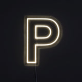 Bogstav P Neon Væglampe-Lightish-OutletLamper.dk