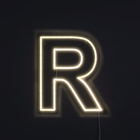 Bogstav R Neon Væglampe-Lightish-OutletLamper.dk