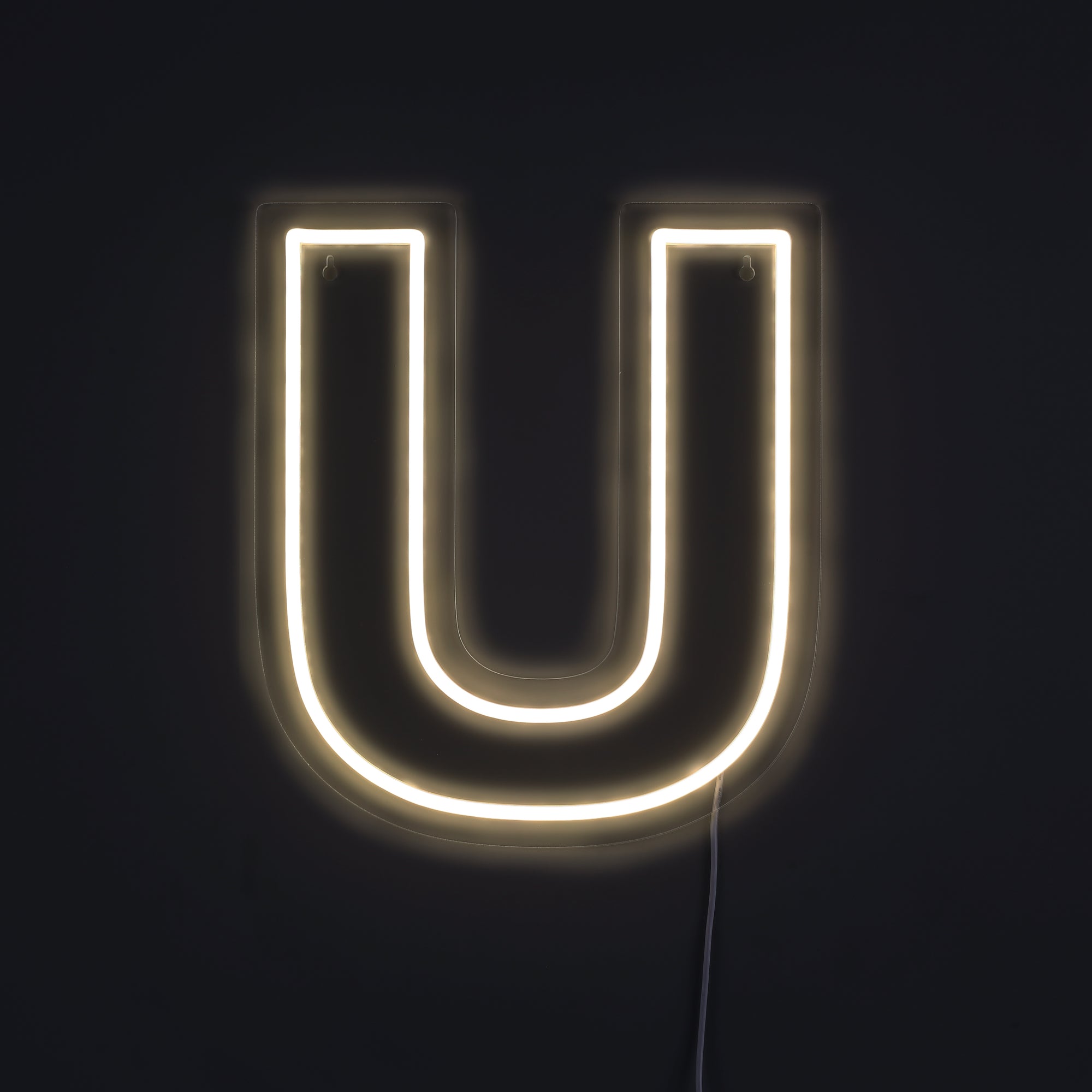 Bogstav U Neon Væglampe-Lightish-OutletLamper.dk