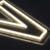 Bogstav V Neon Væglampe-Lightish-OutletLamper.dk