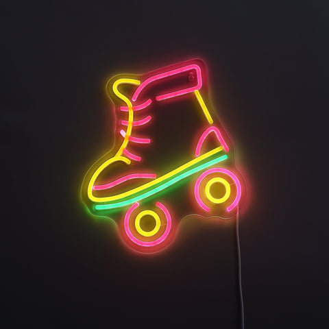 Roller Skates Neon Væglampe