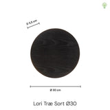 Lori Væglampe Ø30 Sort Træ-Nordic Seasons-OutletLamper.dk