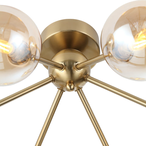 Lugano Loftlampe Ø51 Amber