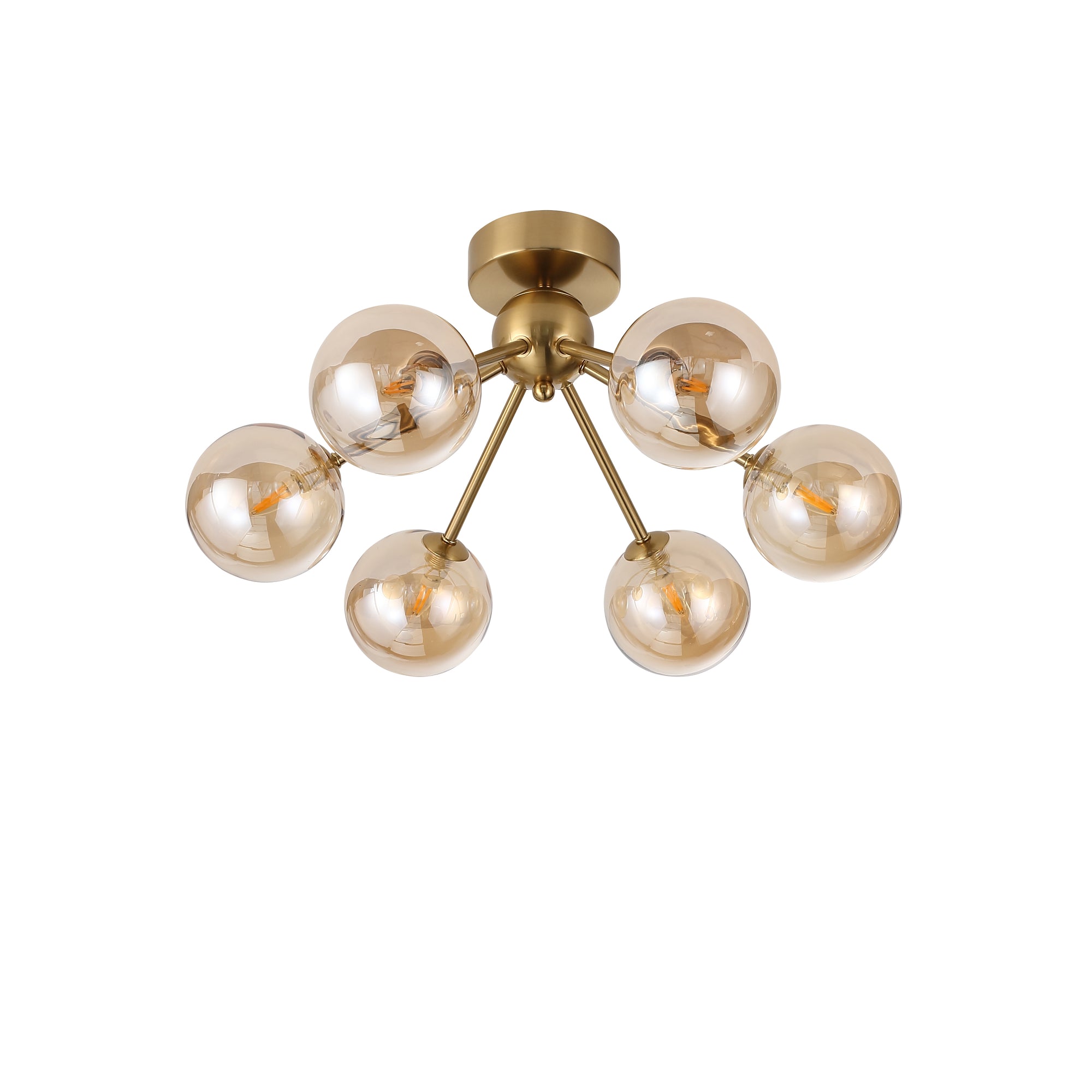 Lugano Loftlampe Ø51 Amber-Nordic Seasons-OutletLamper.dk