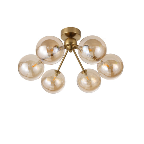 Lugano Loftlampe Ø64 Amber