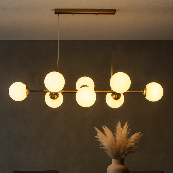 Lugano Langbordspendel Messing/Opal