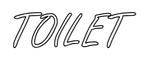 Custom Sign: TOILET-OutletLamper.dk-OutletLamper.dk