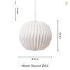 Moon Round Ø34 Pendel