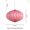 Moon Oblong Ø42 Pendel Rosa