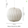 Moon Round XL Ø40 Pendel