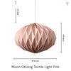 Moon Oblong Textile Dusty Pink