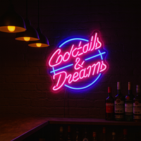 Cocktails and Dreams Neon Væglampe