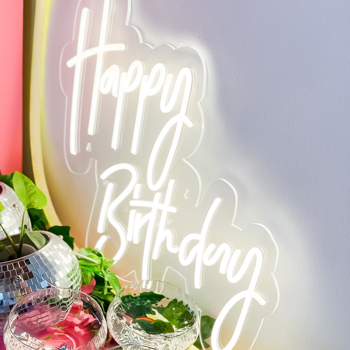 Happy Birthday Neonskilt
