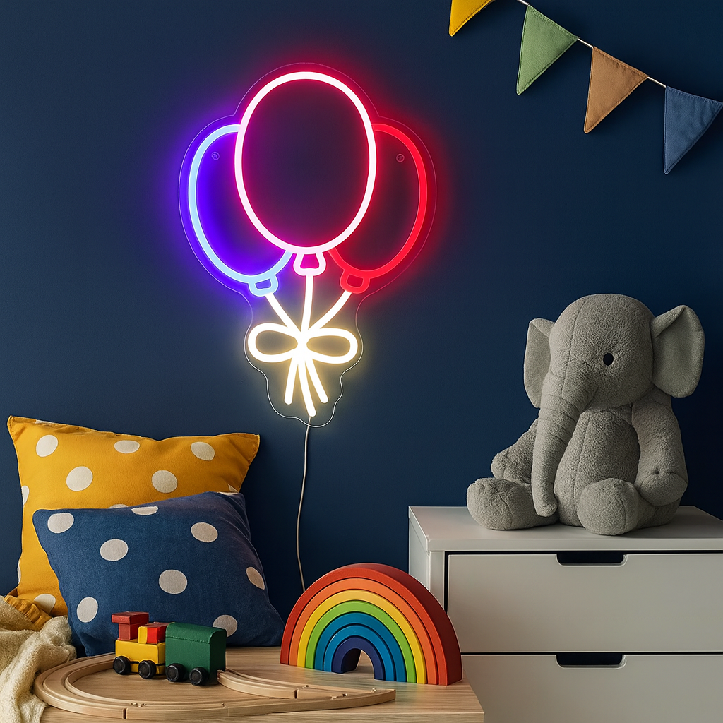 Balloons Neon Væglampe