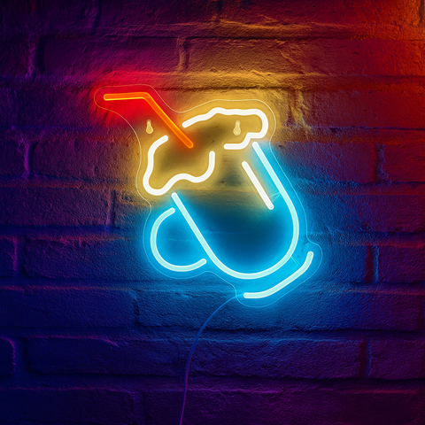 Milkshake Neon Væglampe