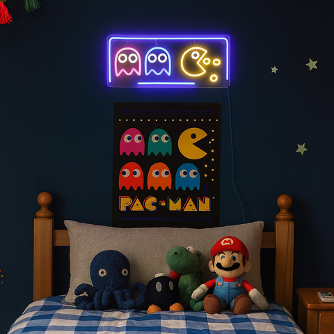 Pacman Neon Væglampe