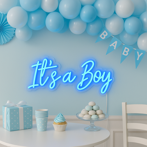 Its a Boy Neon Væglampe