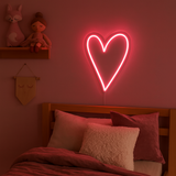 Heart Neon Væglampe-Lightish-OutletLamper.dk