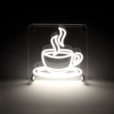 Coffee LED Neon Box Bordlampe-Lightish-OutletLamper.dk