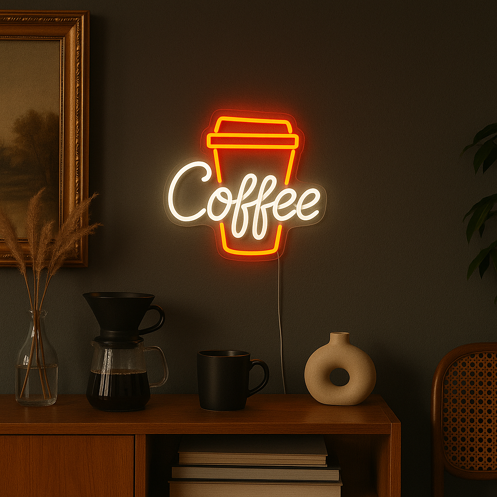 Coffee Cup Neon Væglampe-Lightish-OutletLamper.dk