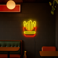 French Fries Neon Væglampe-Lightish-OutletLamper.dk