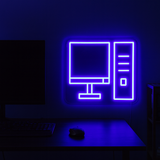 Computer Neon Væglampe-Lightish-OutletLamper.dk