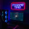 Its Game Time Neon Væglampe