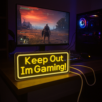 Keep Out Im Gaming Neon Væglampe-Lightish-OutletLamper.dk