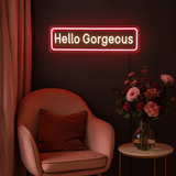 Hello Gorgeous Neon Væglampe-Lightish-OutletLamper.dk