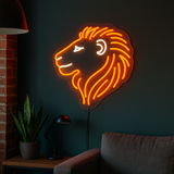 Lion Neon Væglampe-Lightish-OutletLamper.dk
