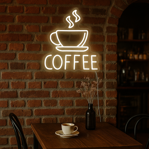 Coffee Neon Væglampe