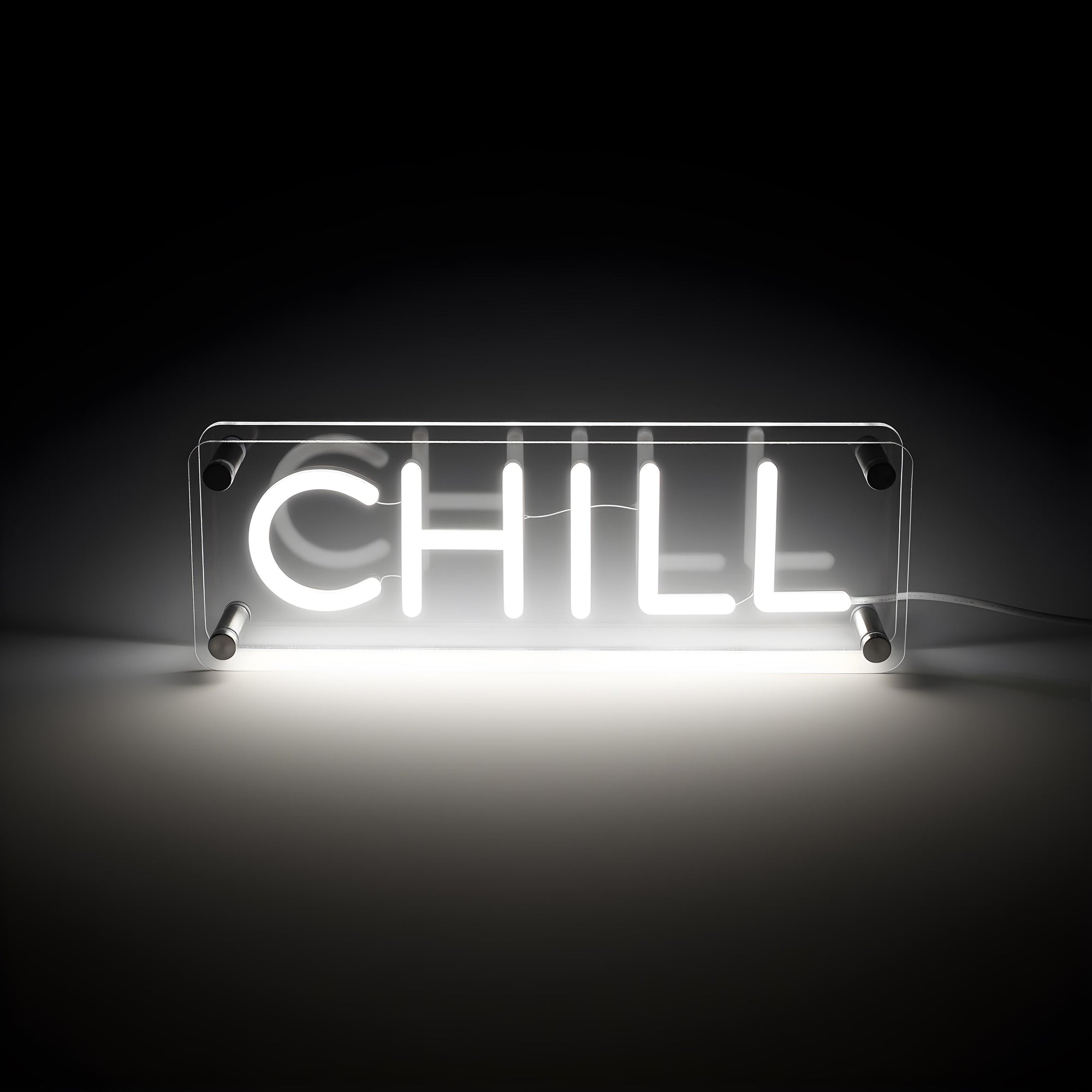 Chill LED Neon Box Bordlampe-Lightish-OutletLamper.dk