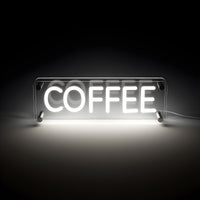 Coffee LED Neon Box Bordlampe-Lightish-OutletLamper.dk