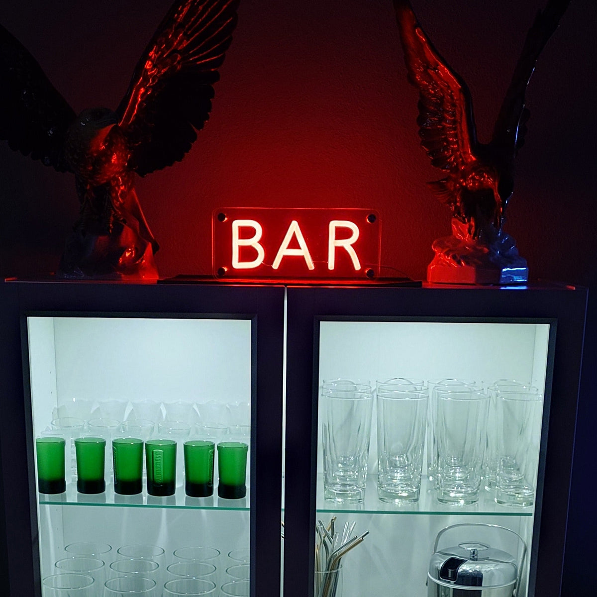 Bar LED Neon Box Bordlampe