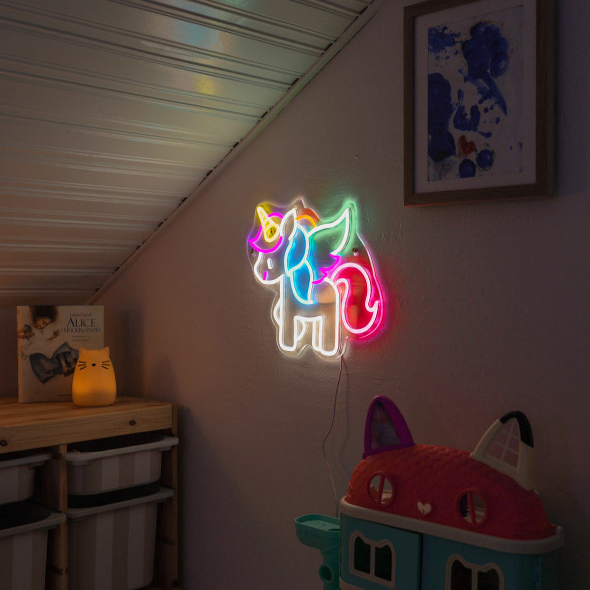 Unicorn Baby Neonskilt