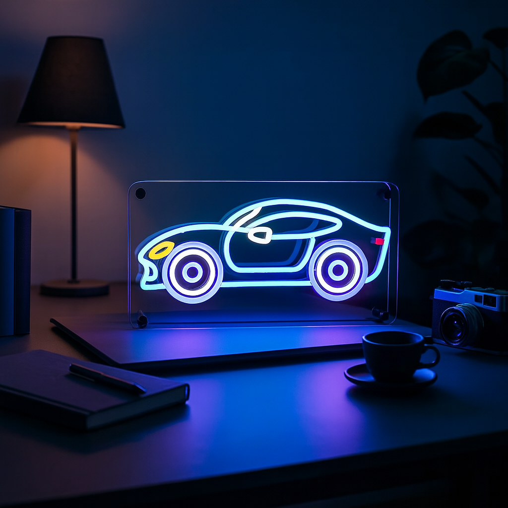 Car LED Neon Box Bordlampe-Lightish-OutletLamper.dk