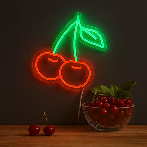Cherry Neon Væglampe